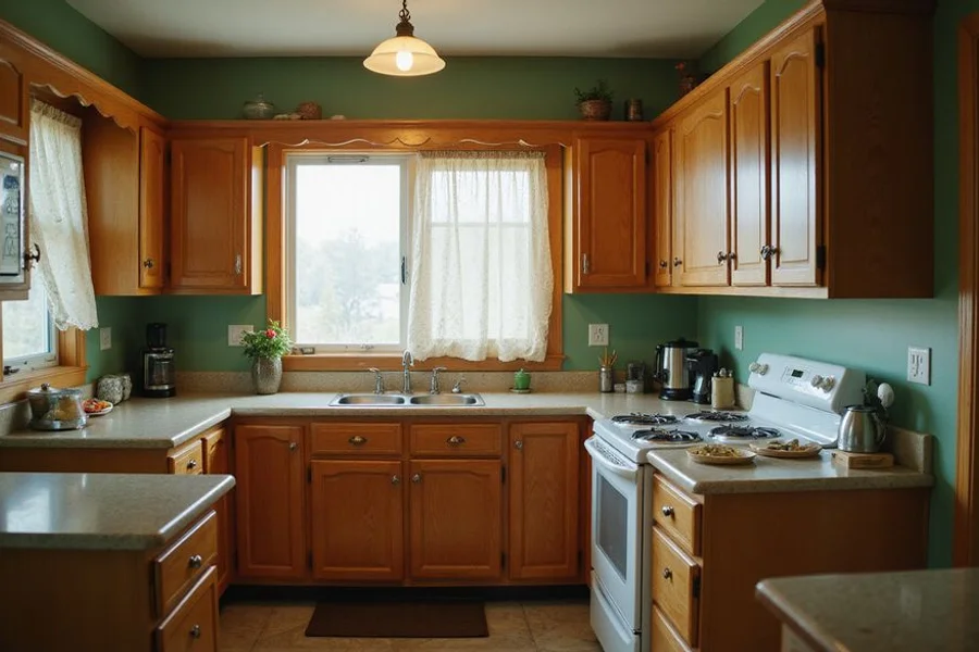Dated original kitchen in a Mac-Groveland bungalow